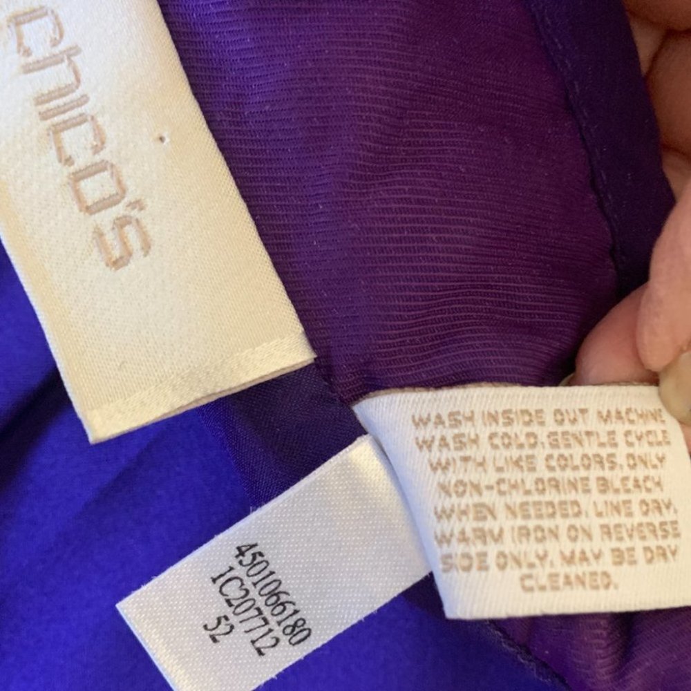 Chico’s Patsy Practically Perfect Full Zip Lined … - image 8